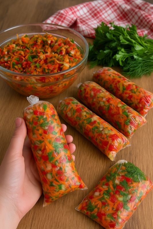 Овощная заправка на зиму: легкий способ запасти летний вкус