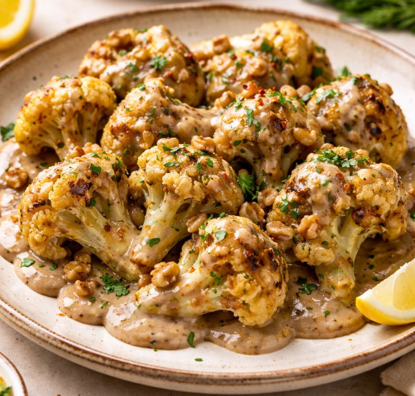 Цветная капуста в ореховом соусе: Порадуйте себя и близких