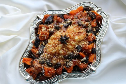 Нежный кускус с сухофруктами для сладкого стола