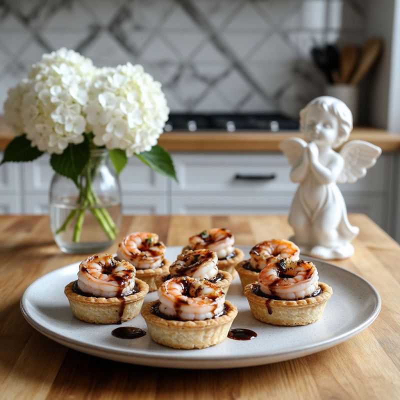 Тарталетки с креветками