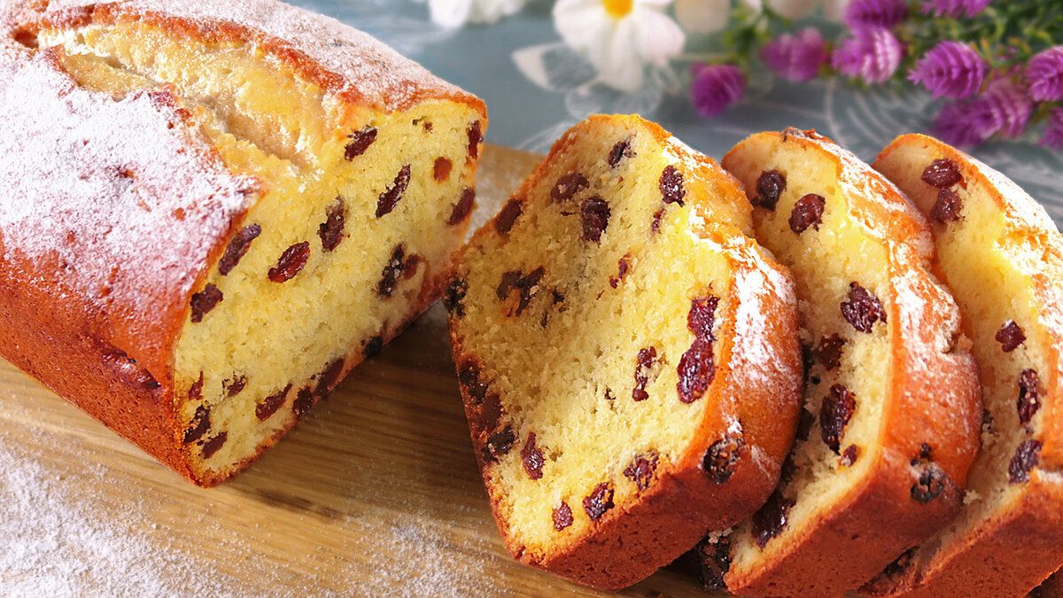 Нежнейший творожный кекс: простой рецепт к чаю