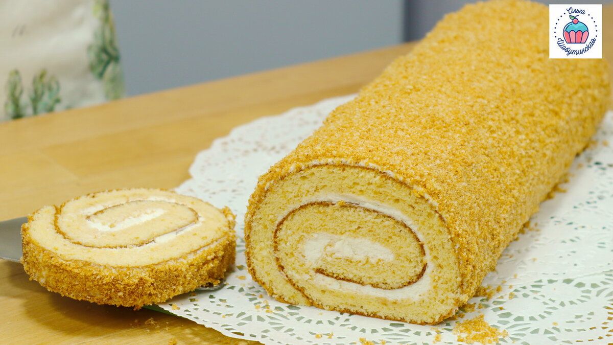 Нежный медовый рулет: идеальное угощение с легким кремом и ароматом меда