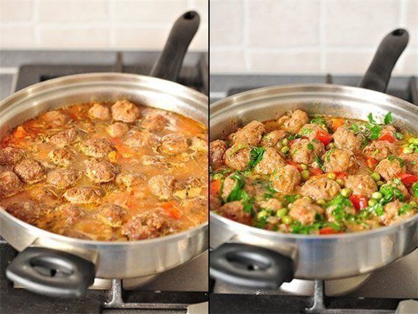 Неповторимое овощное рагу с фрикадельками для всей семьи