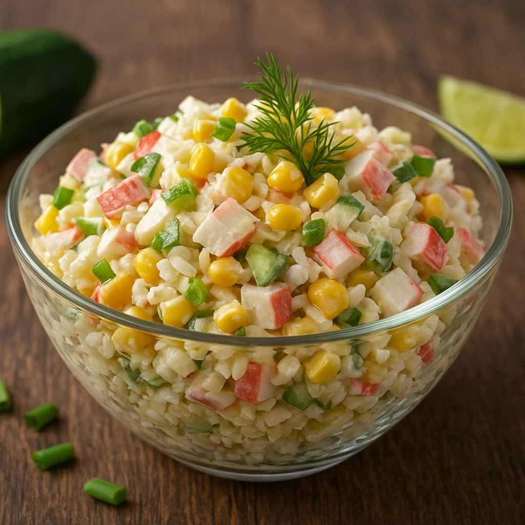 Салат с крабовыми палочками: новинка на старом празднике