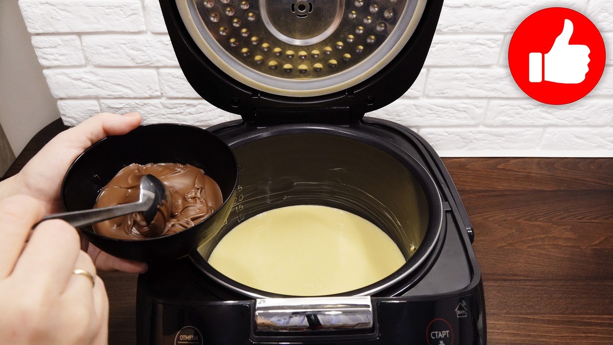 Легкий кекс с нутеллой в мультиварке: вкусная выпечка к чаю