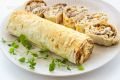 Нежный рулет из лаваша с курицей и грибами: идеальный перекус