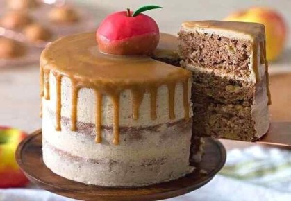 Сладкий осенний пирог: секреты вкусного карамельного яблочного торта