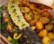 Вдохновляющий рецепт осетра с беби-картофелем и хреном