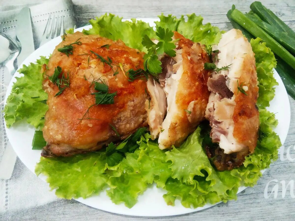 Вкусные куриные бедрышки запеченные до идеальной корочки
