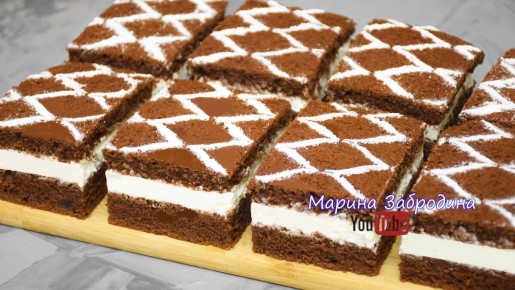 Нежные шоколадные пирожные для домашних угощений