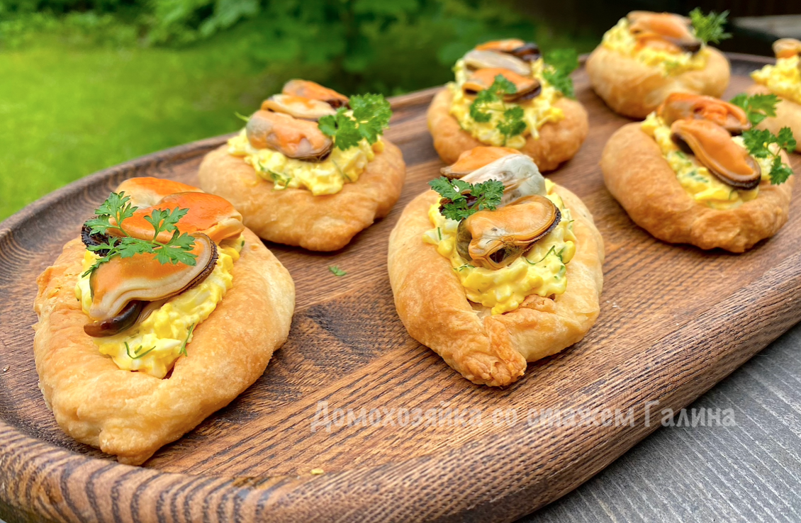 Вкусные лодочки с начинкой для вашего праздничного стола