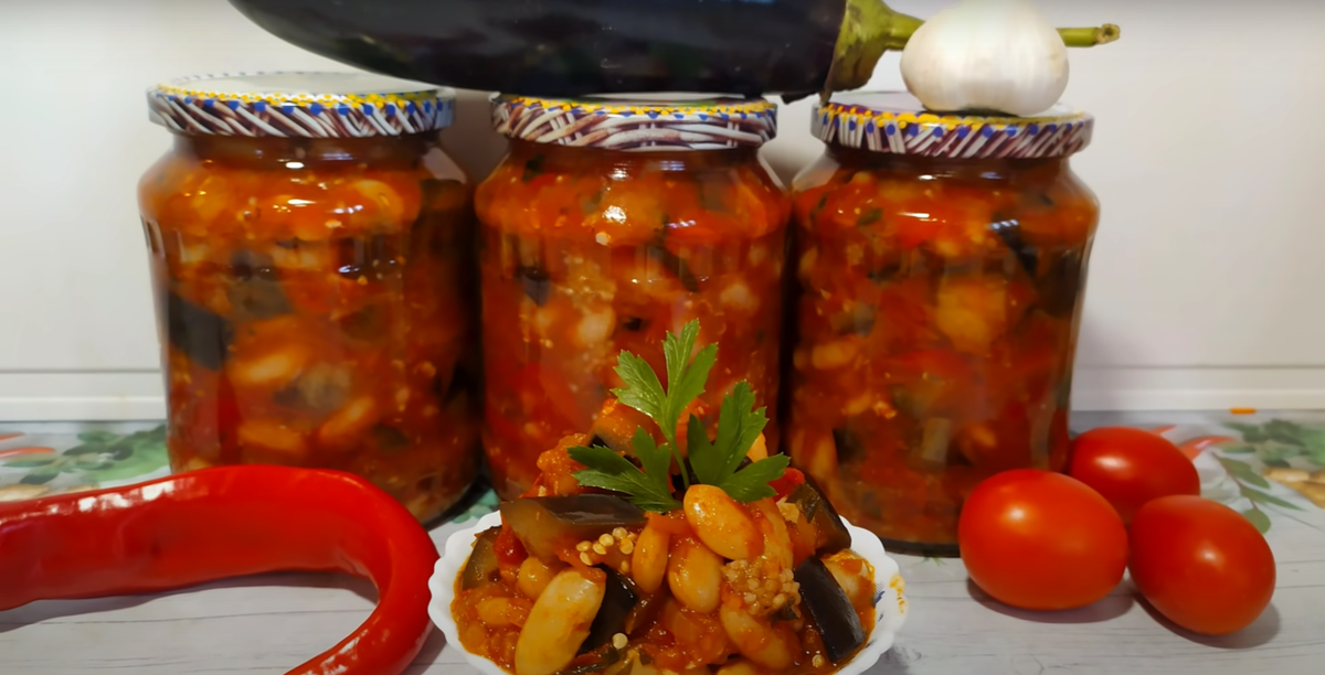 Салат с фасолью на зиму: просто, вкусно и долговечно