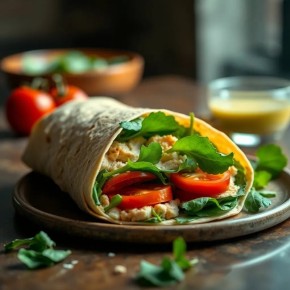 Шаурма с индейкой, шпинатом и помидорами: согревающий рецепт для холодных дней