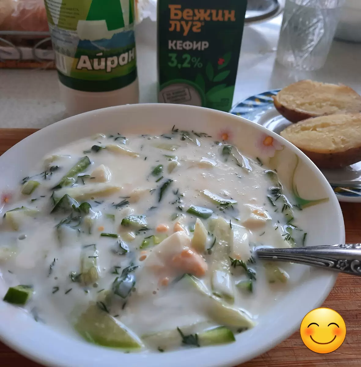 Весенние нотки: как охладить жарким днем с окрошкой