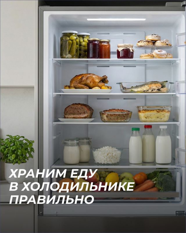 Как хранить продукты в холодильнике, чтобы они не теряли свежести
