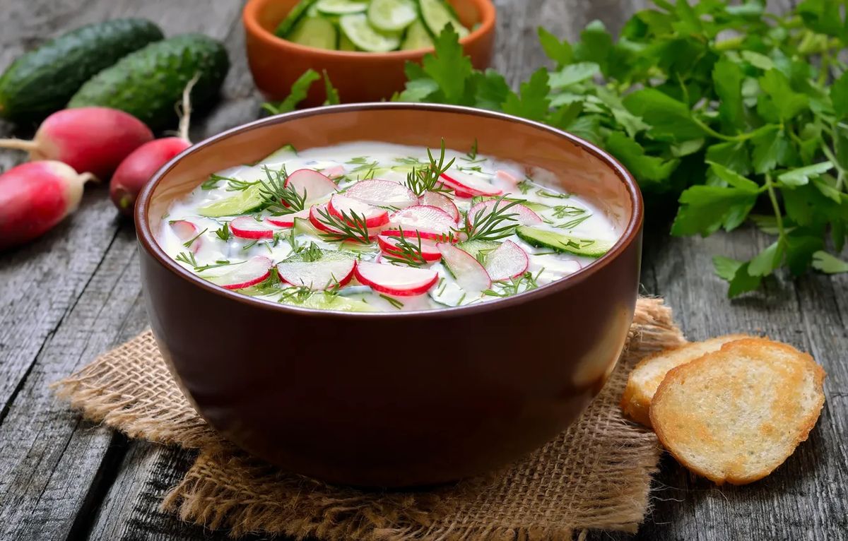 Летние охладительные супы из советского меню
